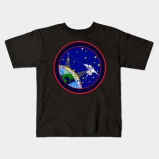 Black Panther Art - NASA Space Badge 141 Kids T-Shirt